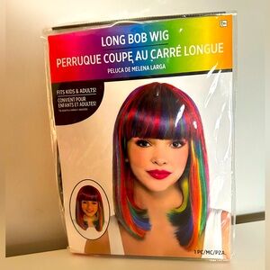 Rainbow Long Bob Wig‎